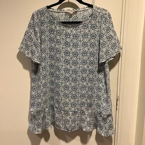Patterned top